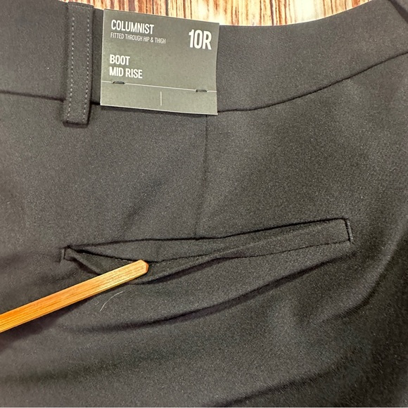 NWT Express columnist fitted through hip &  thigh boot Mid--Rise Pants Size 10R - Picture 16 of 16